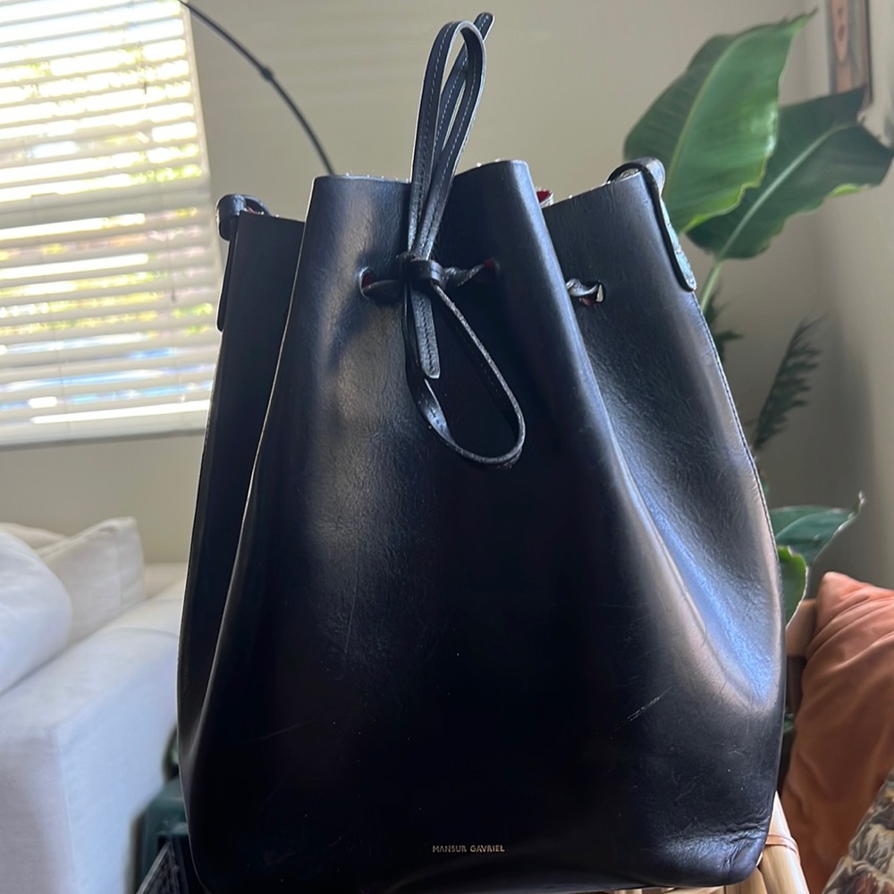 Mansur Gavriel large bucket bag!